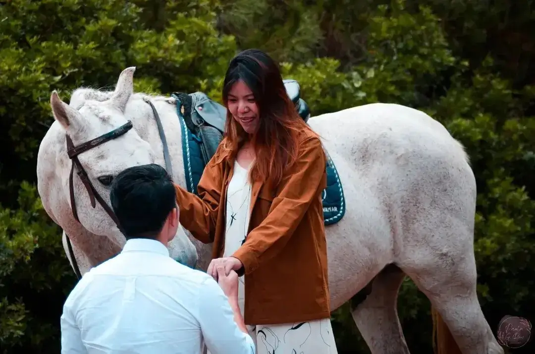 Tessellate Singapore bespoke engagement ring customer